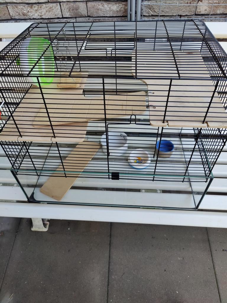 Hamster kooi zo goed als nieuw, Dieren en Toebehoren, Ophalen, Kooi, Hamster