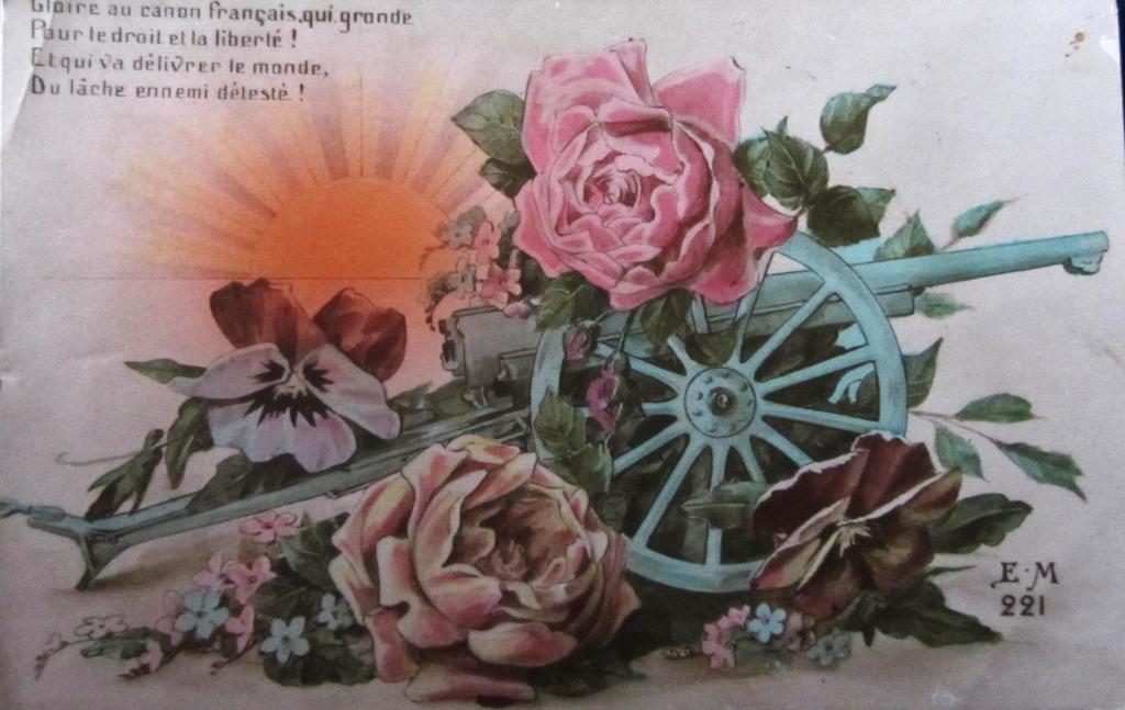 FANTASIE-  OORLOG  1916, Verzamelen, Ophalen of Verzenden, Voor 1920, Gelopen, Overige thema's