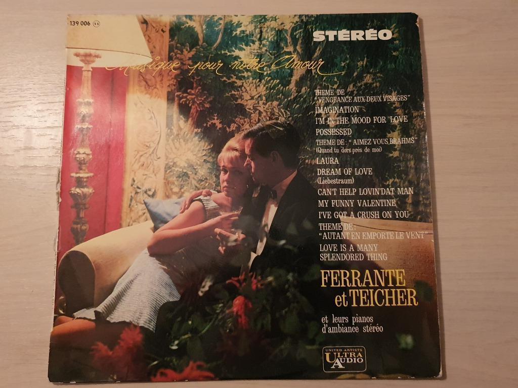 disque vinyl 33 tours musique pour notre amour ferrante, Ophalen of Verzenden, 1960 tot 1980, Zo goed als nieuw, Blues