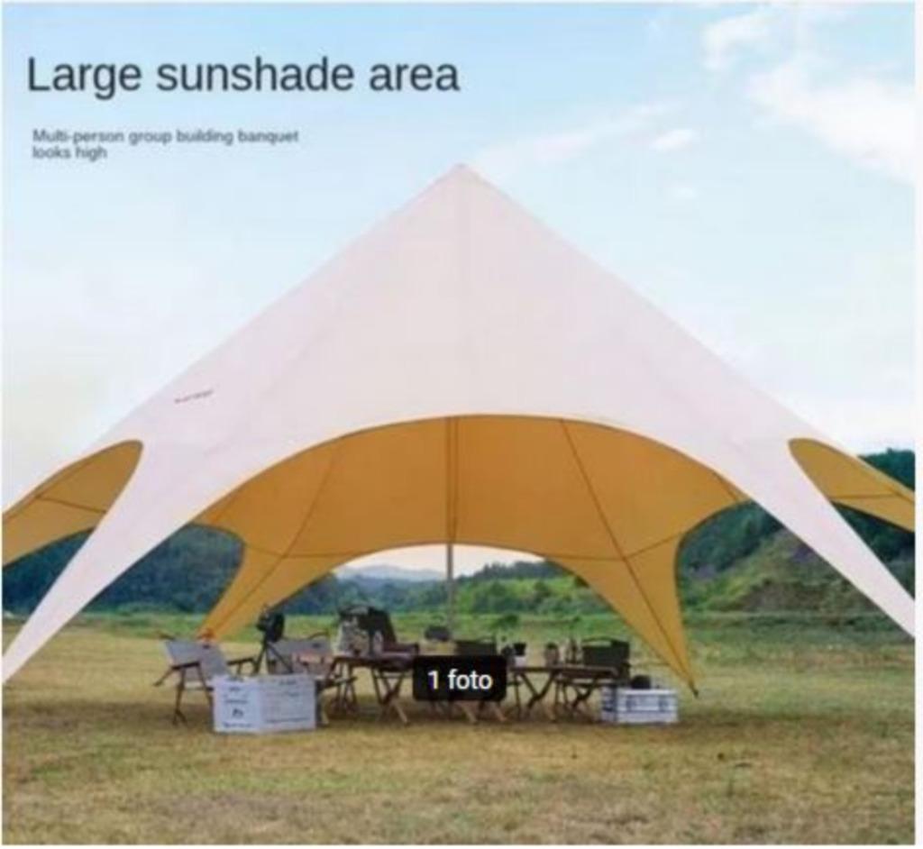 Lenteaanbieding! Campershelter 14x14m Stertent 2024 Creme, Ophalen of Verzenden, Nieuw