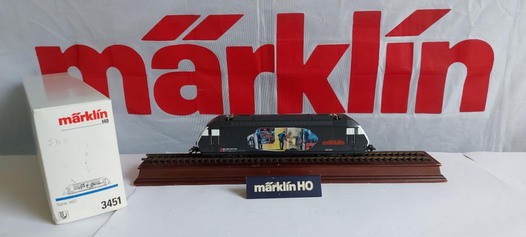Marklin 3451 Re 460 CFF "Heizerlok", Enlèvement ou Envoi, Courant alternatif, Comme neuf, Locomotive