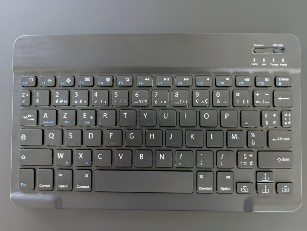 Clavier Bluetooth Azerty, rechargeable., Enlèvement ou Envoi, Azerty, Sans fil