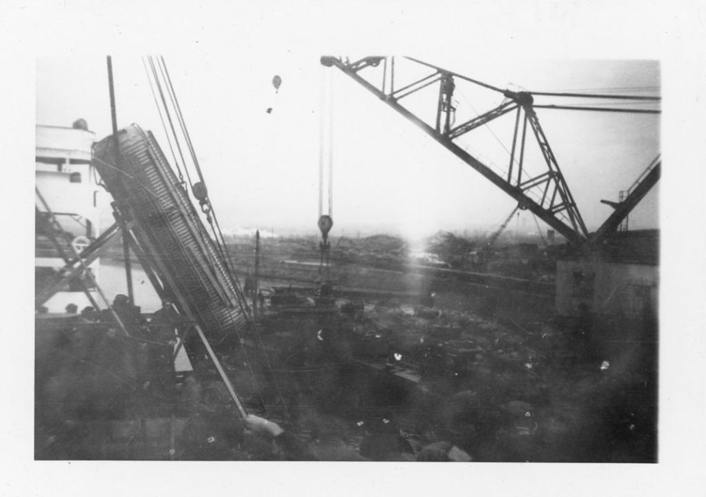 photo orig. - GI's USAAF sur navire en Europe - WW2, Collections, Envoi, Armée de l'air, Photo ou Poster