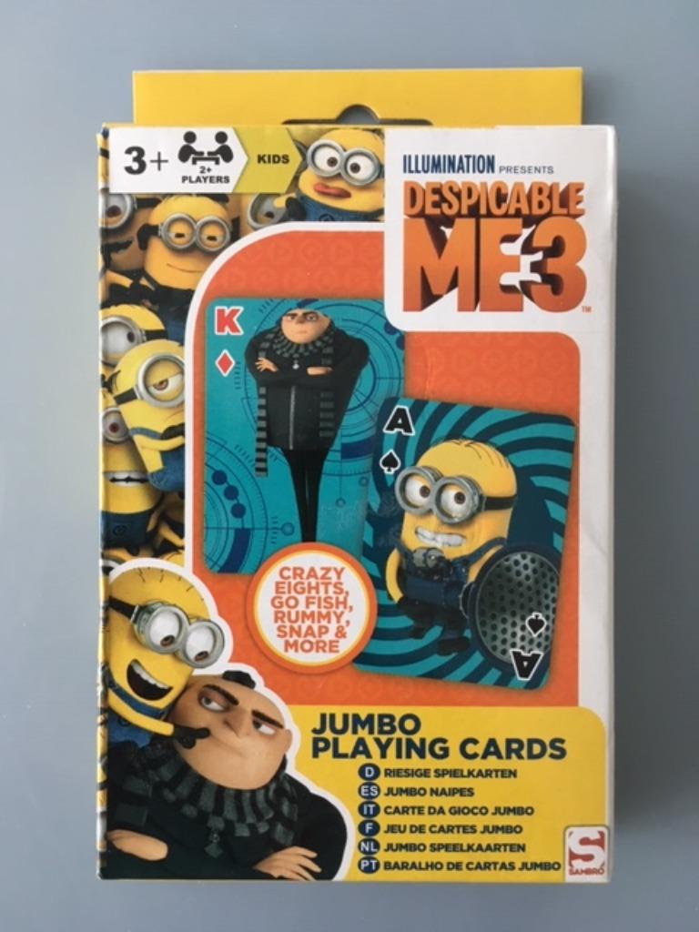 Jumbo speelkaarten "Despicable Me 3" nieuw in het doosje., Ophalen, Nieuw, Speelkaart(en)