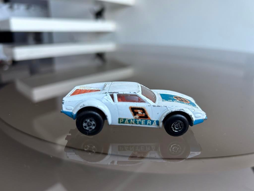 Matchbox Lesney Superfast De Tomaso Pantera nr 8-G 1975, Ophalen of Verzenden