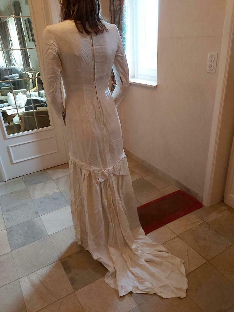 robe de mariée vintage des années 50, Vintage, Enlèvement ou Envoi, Comme neuf