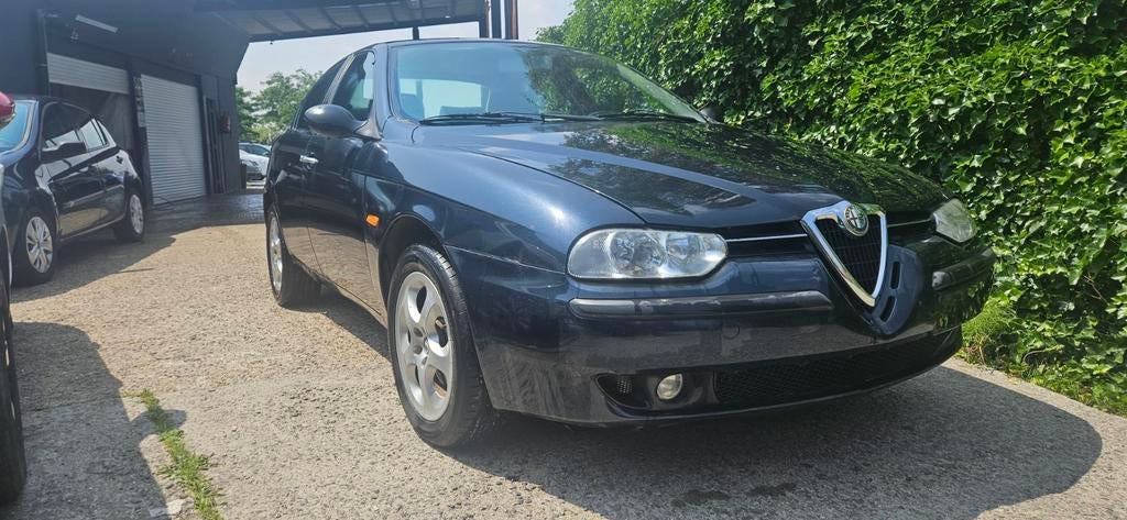 Alfa Romeo 156 2.0 selspeed semi-auto, Auto's, Alfa Romeo, Bedrijf, Te koop, Benzine, Berline, 4 deurs, Automaat, Blauw, Zwart