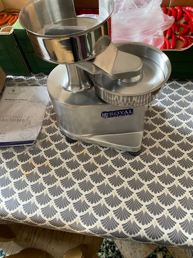 Machine à hamburger, Enlèvement, Comme neuf