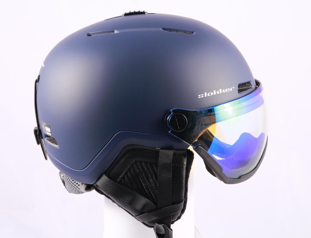 Casque de ski et de snowboard 52 54 56 58 60 62 cm SLOKKER, Enlèvement ou Envoi, Utilisé, Ski, Carving
