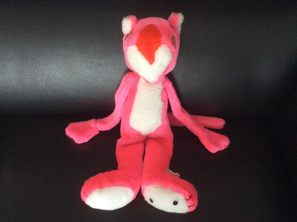 Pluche pink panther, Ophalen of Verzenden, Zo goed als nieuw