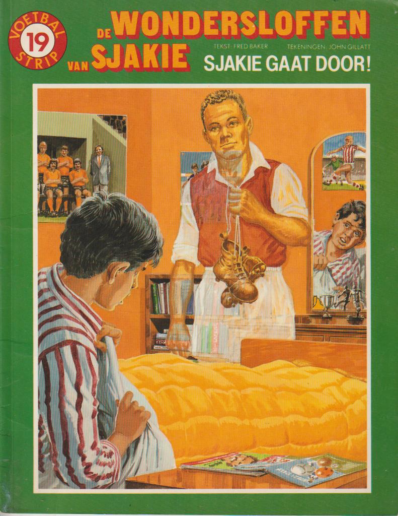 Strips - De wondersloffen van Sjakie., Envoi