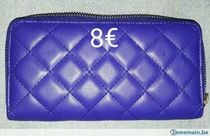Porte feuilles bleu, Ophalen of Verzenden, Nieuw, Blauw