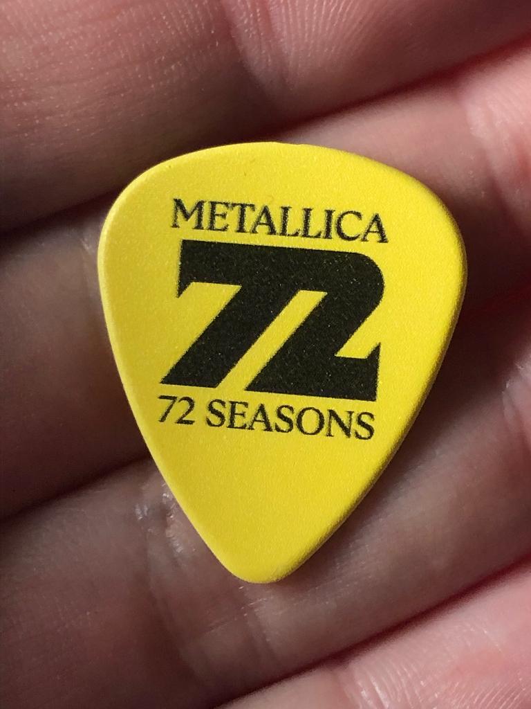 Metallica 72 seasons original usa promo plectrum, Enlèvement ou Envoi, Comme neuf