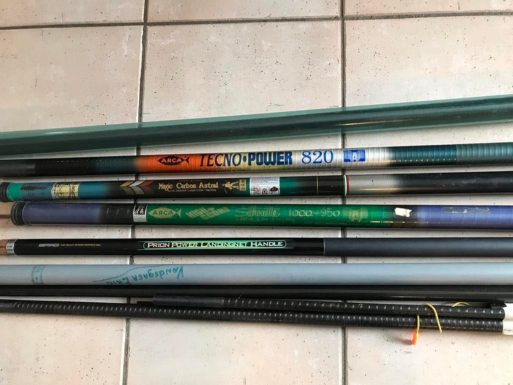 Allerlei soorten vishengels, Enlèvement, Utilisé