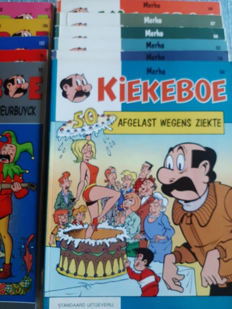 11 x KIEKEBOE EERSTE DRUK, Plusieurs BD, Enlèvement, Utilisé, Merho