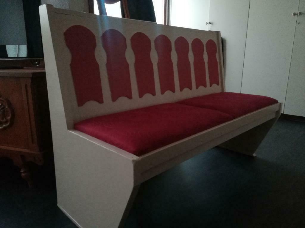 Zitbank model Kerkbank, Antiek en Kunst, Ophalen