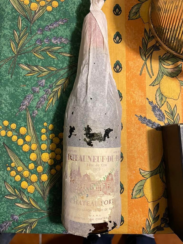 Château Fortia 1978, Verzamelen, Wijnen, Ophalen