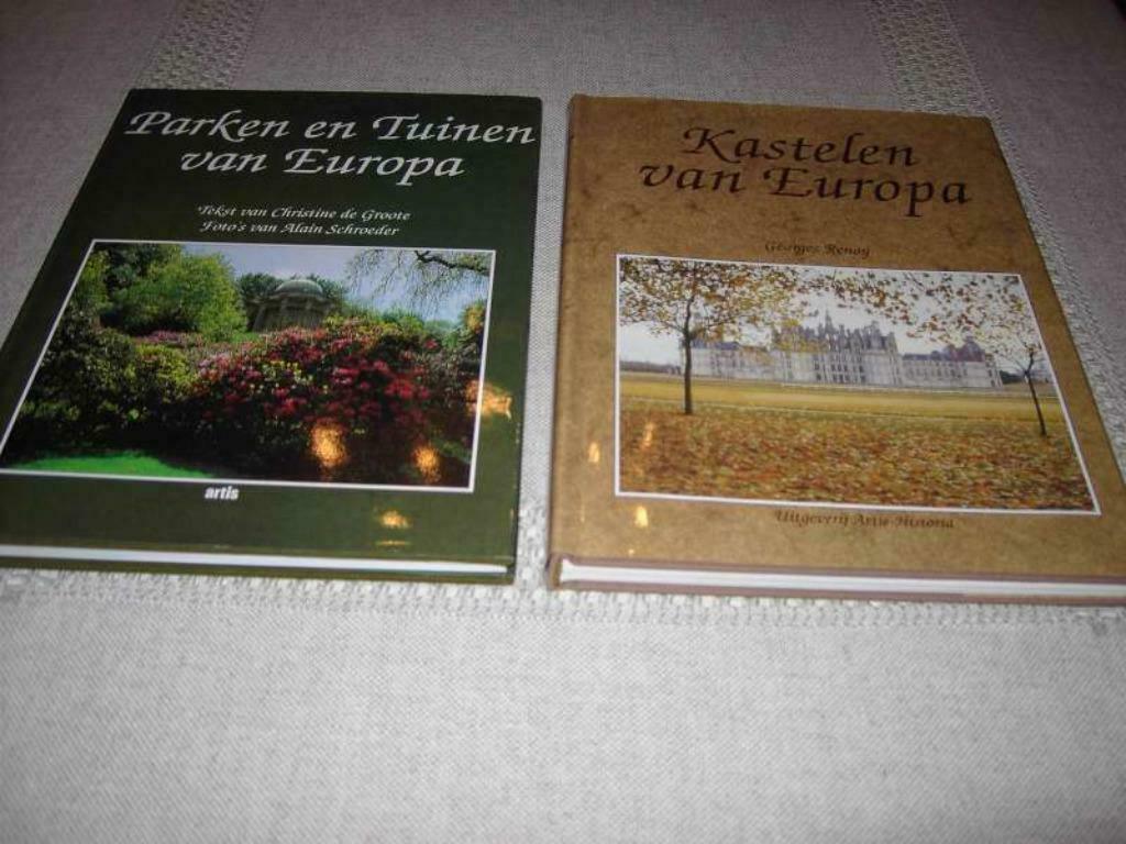 Artisboeken : Parken van Europa. Kastelen van Europa, Ophalen of Verzenden