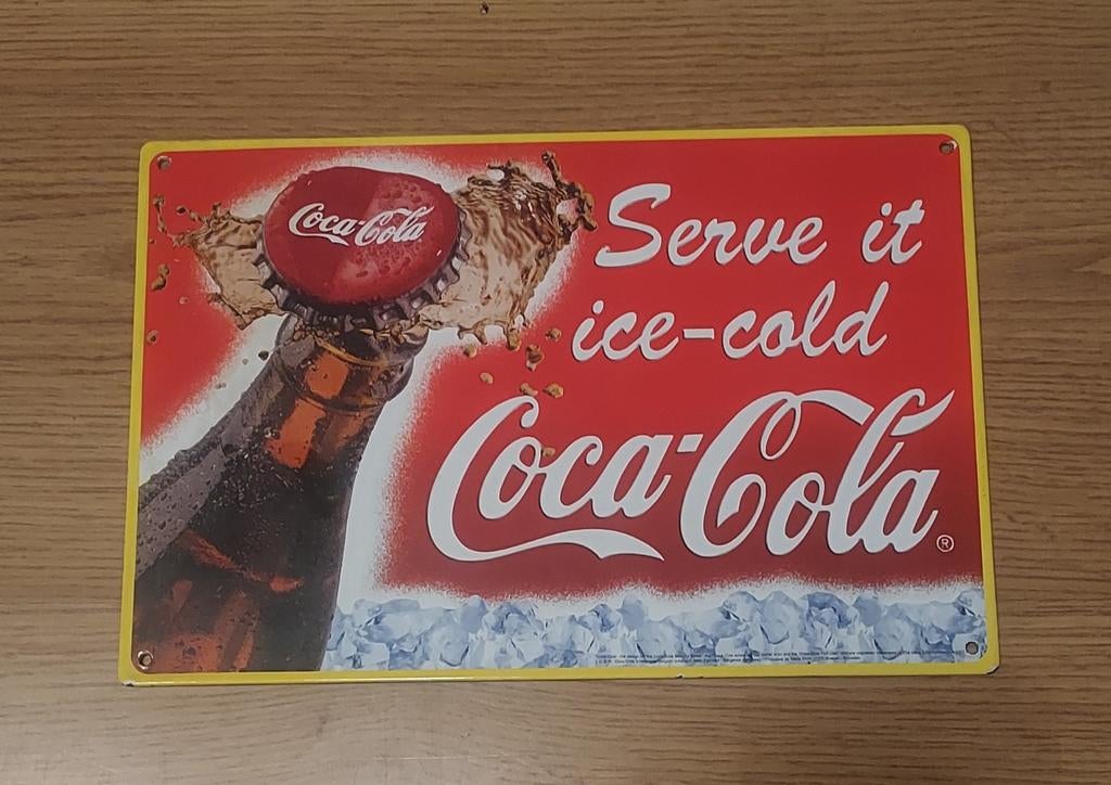 Emaille bordje Coca-Cola, Verzamelen, Merken en Reclamevoorwerpen, Ophalen of Verzenden