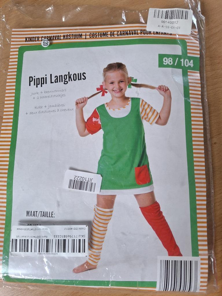 verkleden pipi langkous, Ophalen, Zo goed als nieuw, 104 of kleiner, Jongen of Meisje