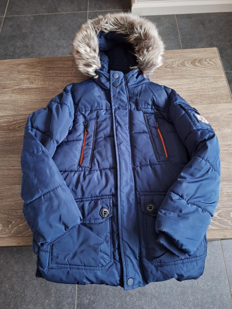 Winterjas jongen maat 140, Kinderen en Baby's, Kinderkleding | Maat 140, Ophalen, Zo goed als nieuw, Jongen, Jas