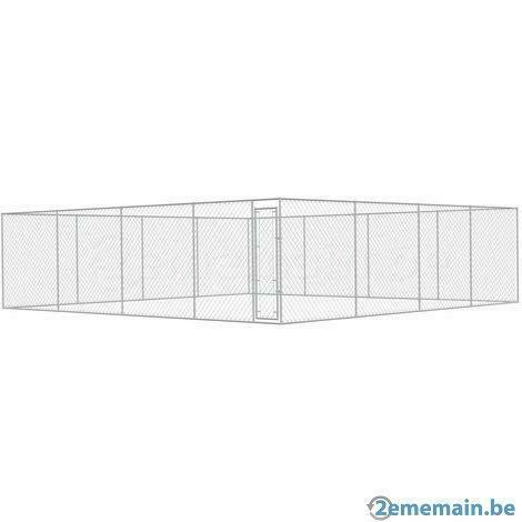 Chenil 8m x 8m = 64m² enclos chien XXL GALVA parc chien, Verzenden, Nieuw