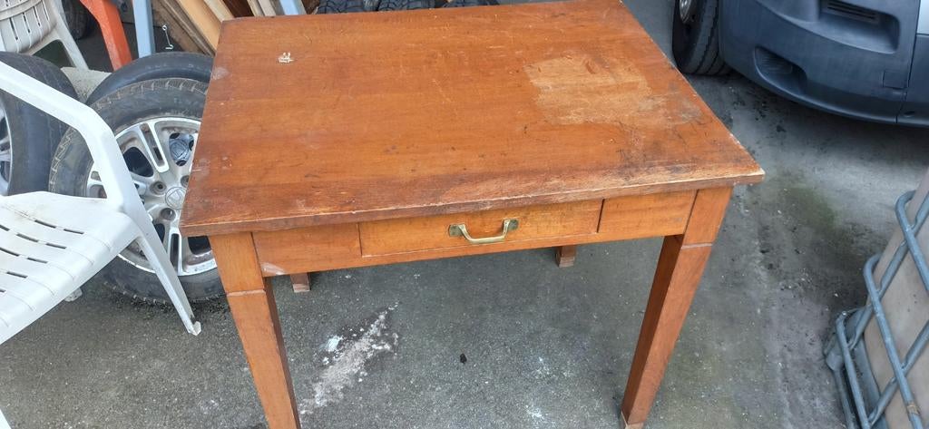 Petite bureau en chêne , table., Maison & Meubles, Enlèvement, Utilisé, Chêne