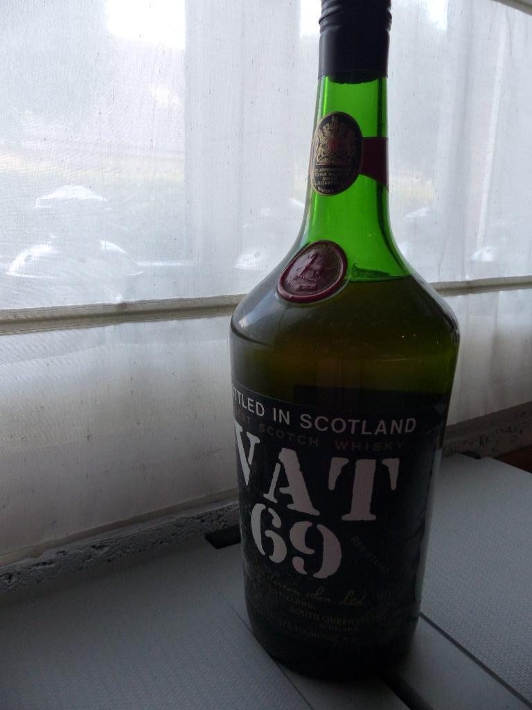 whisky VAT 69 vintage, Enlèvement