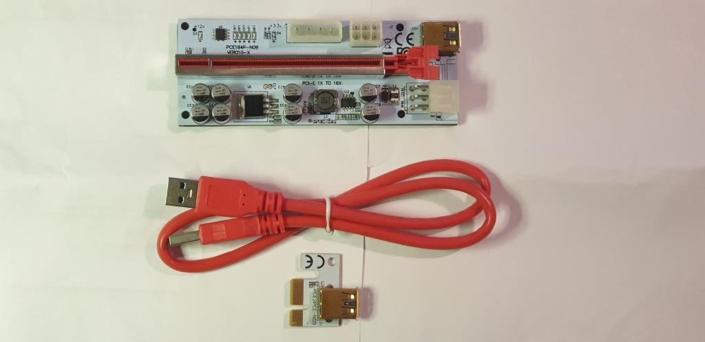 Carte de montage PCI-E VER010 1X vers 16X., Computers en Software, Capture cards, Ophalen, Nieuw