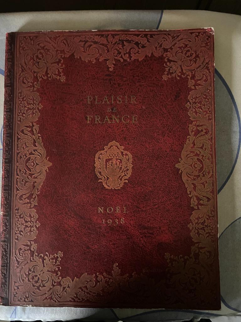 livre plaisir de France/Noel 1938, Enlèvement ou Envoi, Utilisé, Autres sujets/thèmes