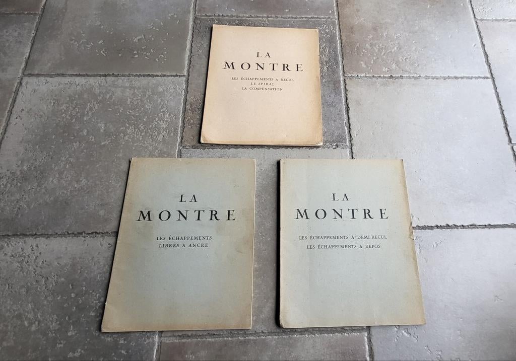 LA MONTRE - anciens manuels techniques - années '50, Enlèvement ou Envoi