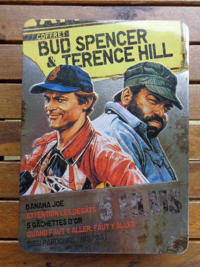 )))  Coffret Bud Spencer & Terence Hill  //  5 Films  (((, Tous les âges, Enlèvement ou Envoi, Comme neuf, Action