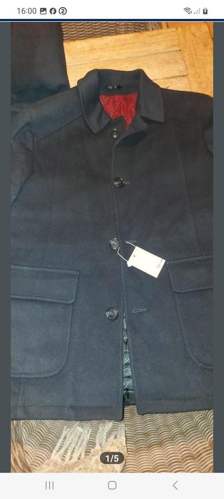 Nouveau manteau pour homme taille 46.., Enlèvement ou Envoi, Neuf, Taille 46 (S) ou plus petite