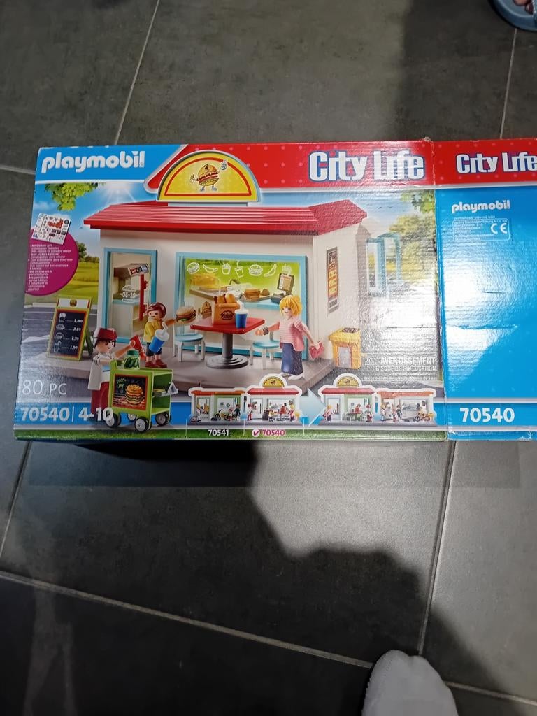 Playmobil hamburgertent, Ophalen of Verzenden, Zo goed als nieuw