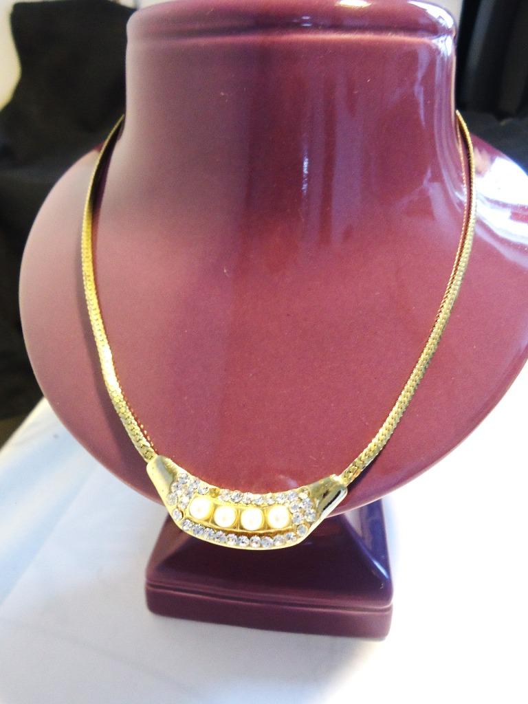 Collier Or 24 Ct dorrée Perles Antique✨😍🤗💑🎁👌, Bijoux, Sacs & Beauté, Bijoux anciens, Enlèvement ou Envoi, Or, Collier, Avec pierre précieuse