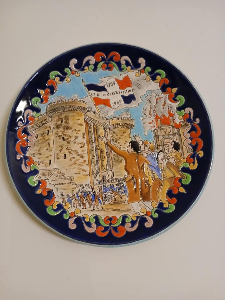 émaux LONGWY assiette commémorative, Enlèvement