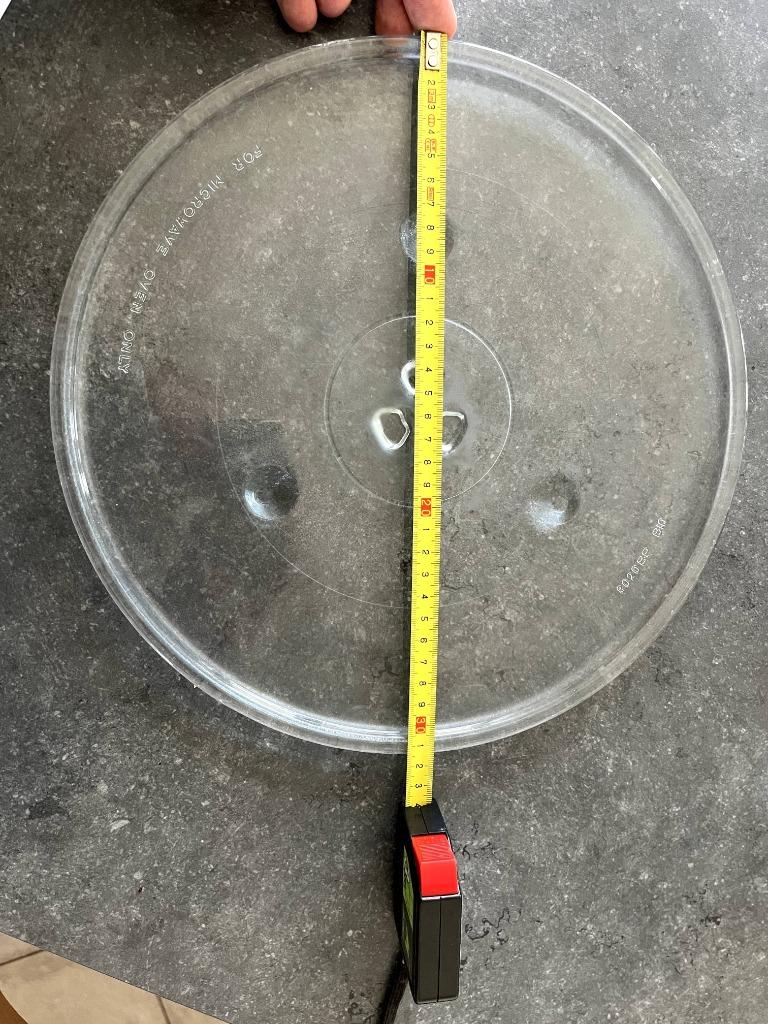 plateau micro onde en verre, Electroménager, Moins de 45 cm, Enlèvement, Utilisé, À Poser