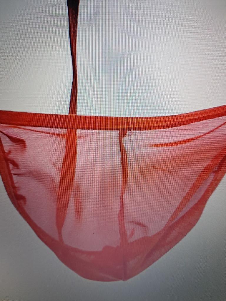 Superbe String Rouge pour Homme Sexy Taille Unique, Enlèvement, Rouge