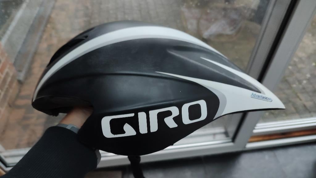 Giro Advantage tijdrithelm S, Fietsen en Brommers, Ophalen, Gebruikt