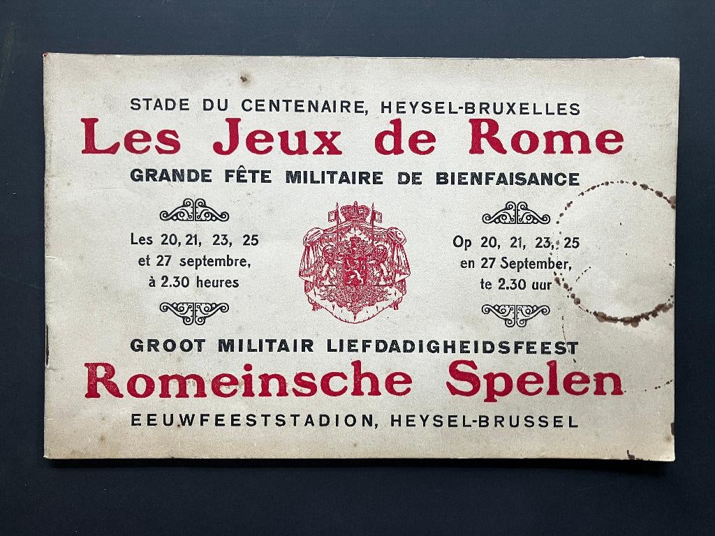 Romeinsche spelen, militair liefdadigheidsfeest.‎ Mechelen, Livres, Enlèvement