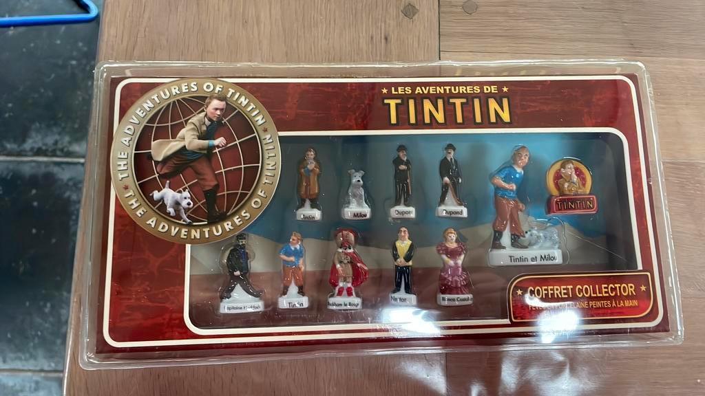 Coffret fèves tintin kuifje Hergé 2011, Enlèvement ou Envoi, Tintin, Neuf, Statue ou Figurine