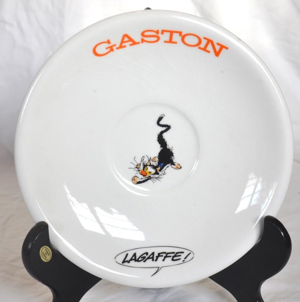 assiette gaston lagaffe année 1994, Collections, Enlèvement ou Envoi, Gaston ou Spirou, Comme neuf, Ustensile