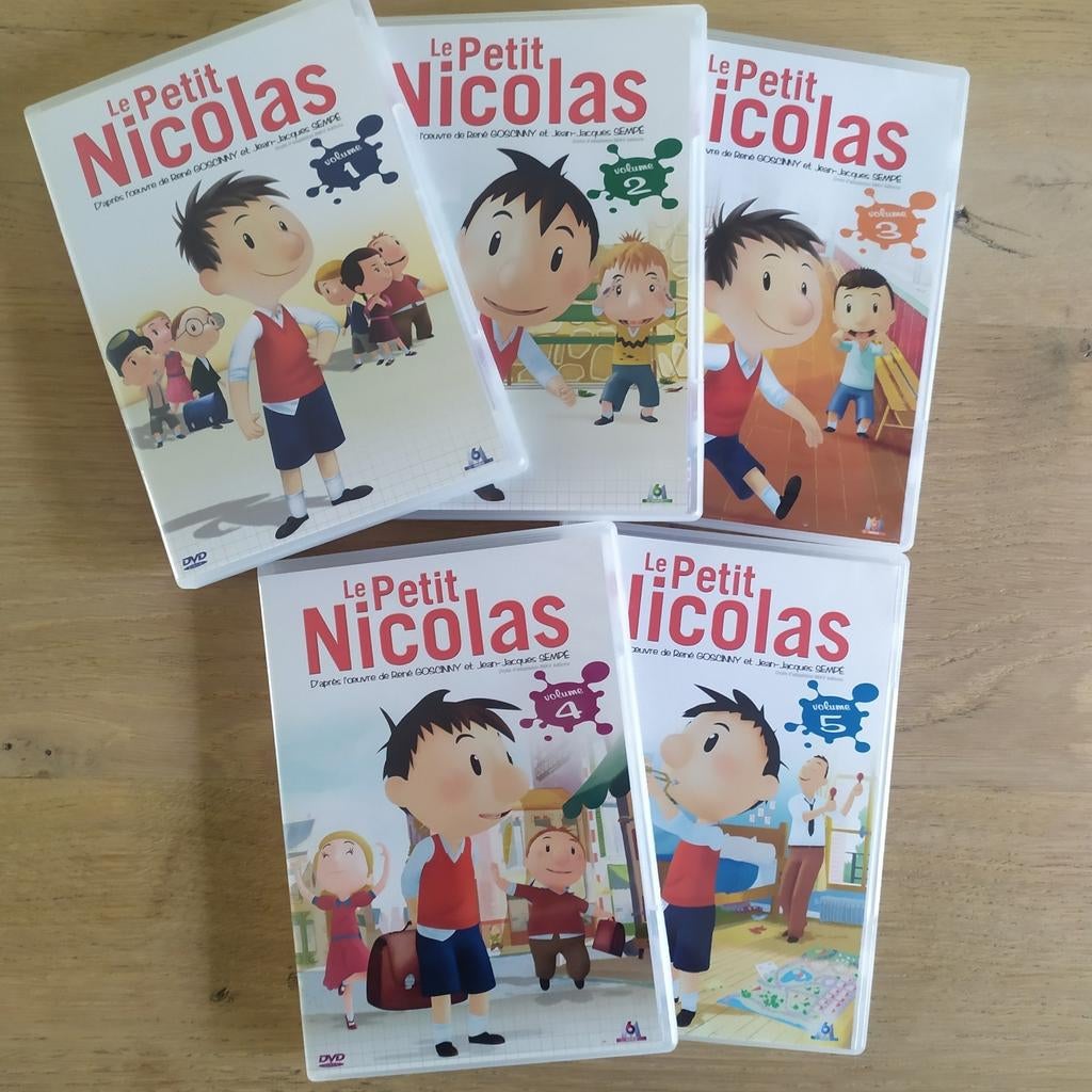 Le petit Nicolas 5 DVD TBE, Enlèvement ou Envoi, Dessin animé, Tous les âges, Comme neuf
