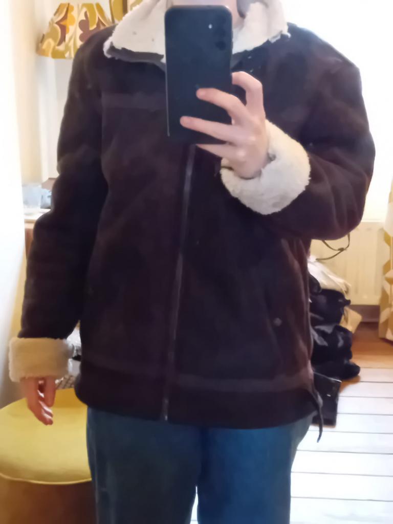 Winterjas, Kleding | Dames, Ophalen of Verzenden, Gedragen, Maat 38/40 (M), Bruin