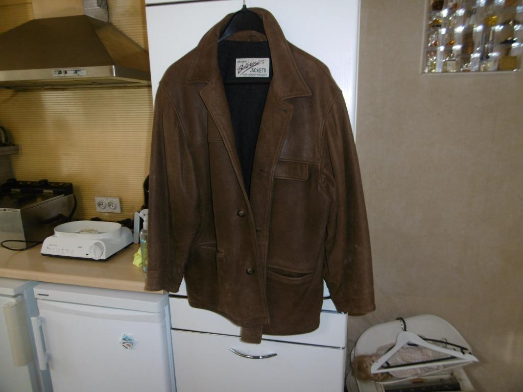 vêtements pour hommes, gilet d'hiver en cuir véritable, 54,, Vêtements | Hommes, Vestes | Hiver, Comme neuf, Taille 52/54 (L)