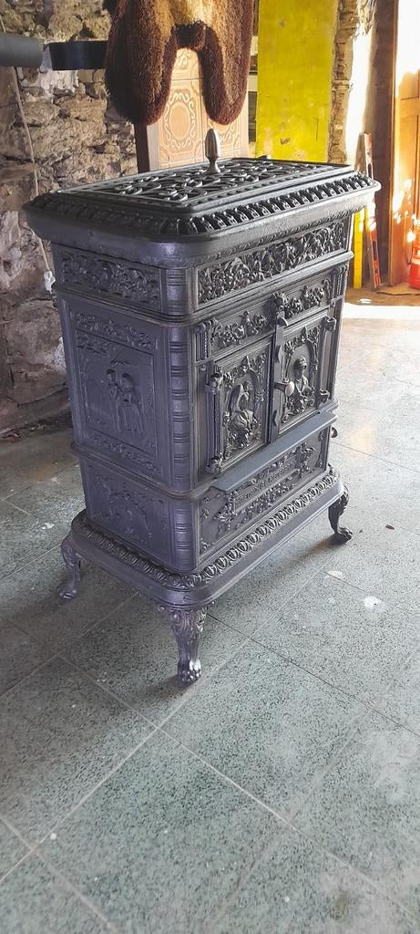 a vendre poëlle a bois d'alsace,france.exemple unique!, Enlèvement, Utilisé, Bois, Autoportant