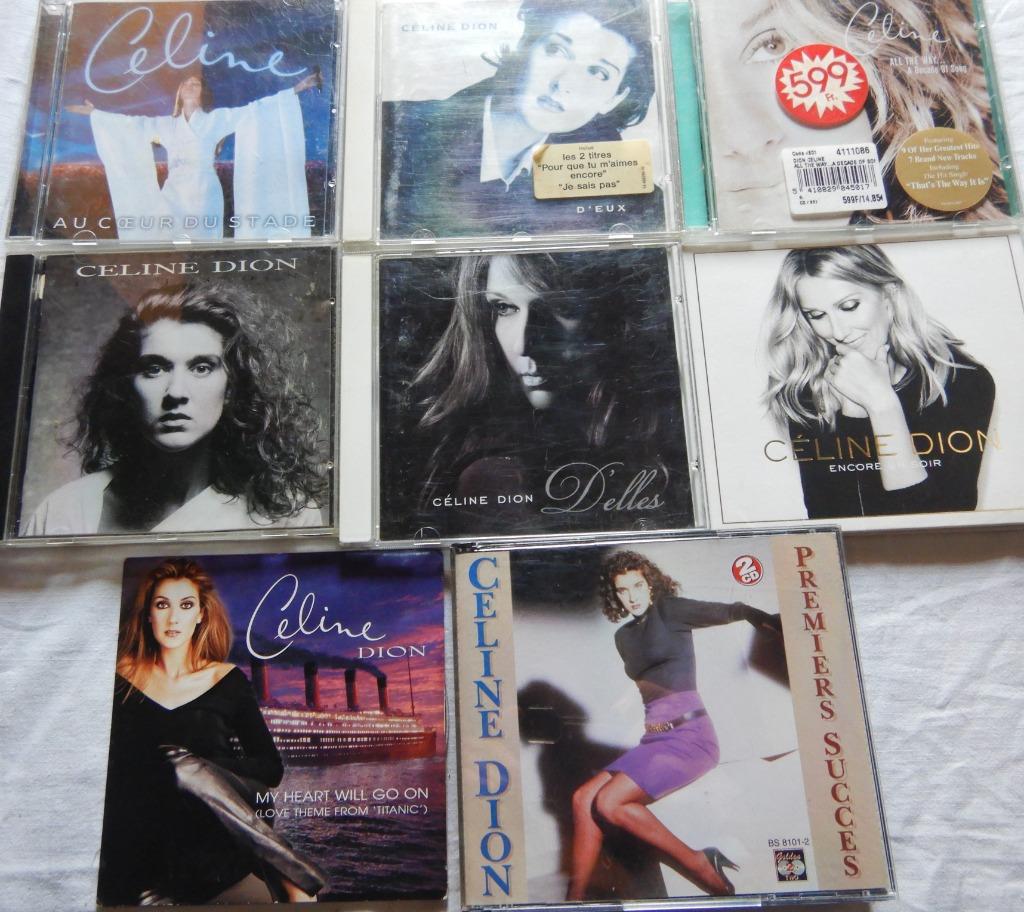 Set van 9 cd's - CELINE DION in LAS VEGAS enz., Ophalen of Verzenden, Gebruikt
