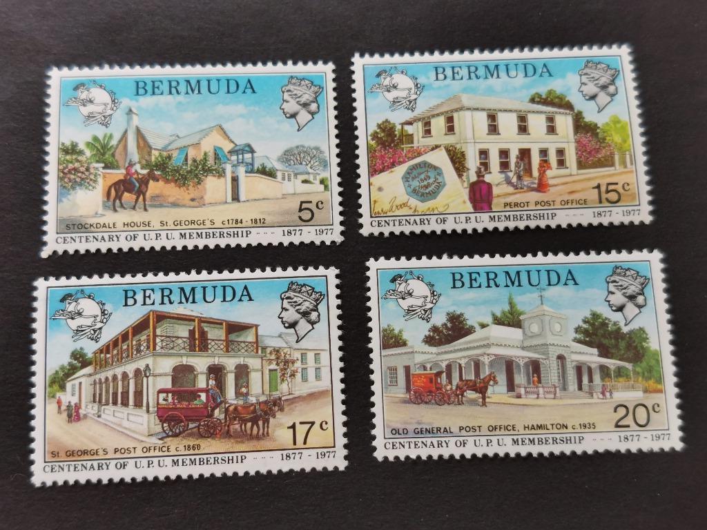 Bermuda 1977 - postgebouwen in Bermuda **, Ophalen of Verzenden, Postfris, Midden-Amerika