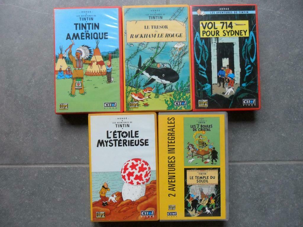 VHS - Les aventures de Tintin - Hergé, Enlèvement ou Envoi, Dessin animé