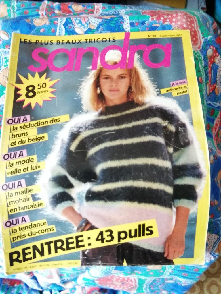 Livre de tricot sandra no 38, Hobby en Vrije tijd, Breien en Haken, Ophalen of Verzenden, Gebruikt, Breien, Patroon of Boek